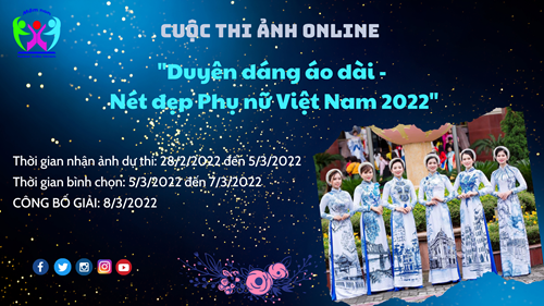 Cuộc thi ảnh online  Duyên dáng áo dài - Nét đẹp Phụ nữ Việt Nam 2022  